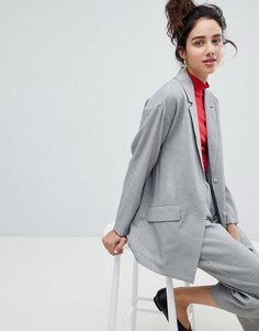 Oversize-блейзер Monki - Серый
