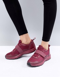 Темно-бордовые кроссовки ASOS 4505 - Красный