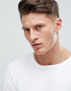 Белый лонгслив в рубчик River Island - Белый