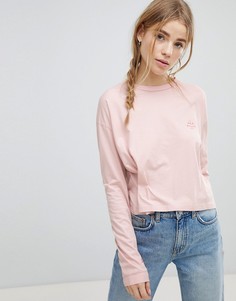 Топ с графическим принтом сзади Jack Wills - Розовый