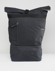 Черный рюкзак с ролл-топом и маленьким логотипом Timberland - Черный