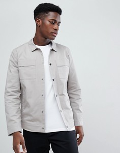 Куртка с карманами на груди Selected Homme - Серый