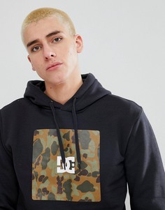 Худи с камуфляжной вставкой с логотипом DC Shoes - Черный