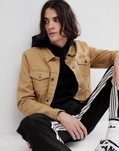 Светло-коричневая облегающая джинсовая куртка ASOS - Рыжий