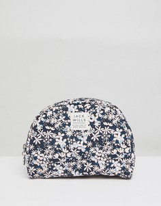 Несессер с цветочным принтом Jack Wills Ashridge - Темно-синий