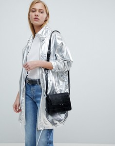 Куртка цвета металлик на молнии Dr Denim - Серебряный