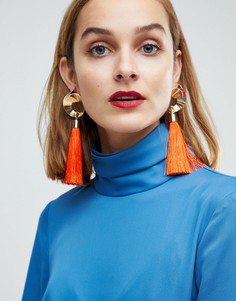 Серьги с кисточками ASOS DESIGN - Золотой
