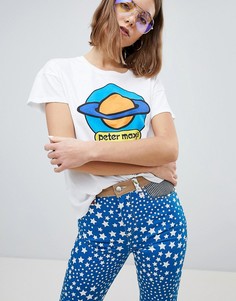 Футболка с планетой Wrangler x Peter Max - Белый