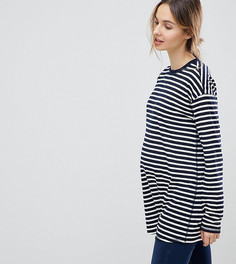 Oversize-лонгслив в полоску ASOS DESIGN Maternity - Мульти