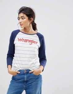 Лонгслив с рукавами реглан Wrangler - Белый