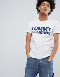 Белая футболка с логотипом Tommy Jeans - Белый