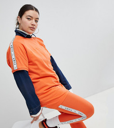 Оранжевые леггинсы с полосой по бокам Puma эксклюзивно для ASOS Plus - Оранжевый
