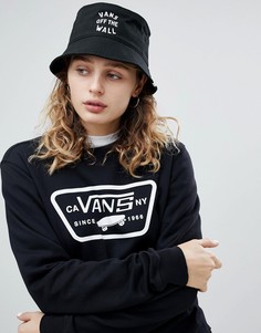 Черная панама с логотипом Vans - Черный