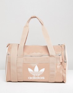 Дорожная сумка с логотипом-трилистником adidas Originals - Розовый