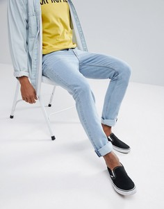 Голубые узкие джинсы Cheap Monday - Синий