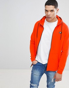 Оранжевый худи на молнии Nike Modern 805130-891 - Оранжевый