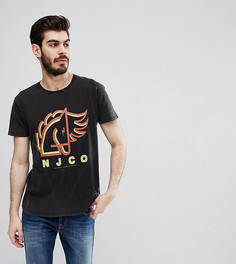 Футболка с принтом логотипа Nudie Jeans Co Anders - Черный