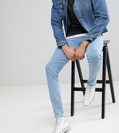 Светлые джинсы скинни ASOS TALL - Синий