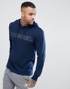 Темно-синий легкий худи Diesel - Темно-синий