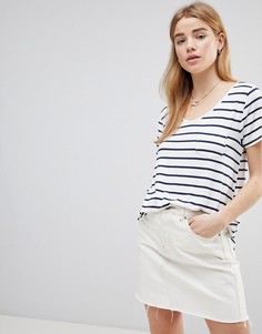 Футболка с карманом Hollister - Белый