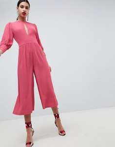 Чайный комбинезон в стиле 40-х ASOS DESIGN - Розовый