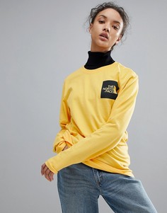 Желтый лонгслив The North Face - Желтый