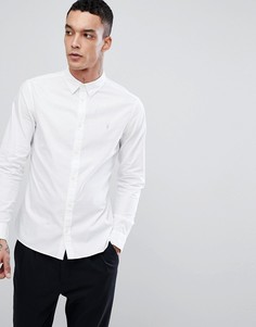 Поплиновая рубашка с длинными рукавами AllSaints - Белый