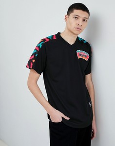 Черная сетчатая футболка Mitchell &amp; Ness NBA San Antonio - Черный