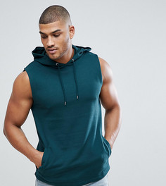 Худи зеленого цвета без рукавов ASOS TALL - Зеленый