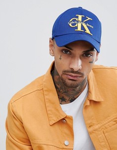 Бейсболка с логотипом Calvin Klein - Синий