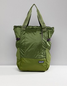 Зеленая складываемая сумка-тоут для путешествий Patagonia - Зеленый
