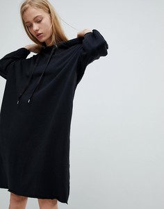 Трикотажное платье с капюшоном Dr Denim - Черный