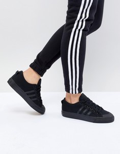 Черные кроссовки adidas Originals Nizza - Белый