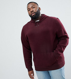 Худи бордового цвета River Island Big &amp; Tall - Красный
