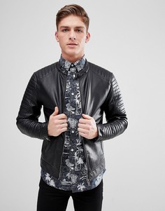 Куртка из искусственной кожи Jack &amp; Jones Core - Черный