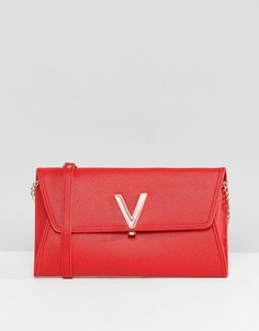 Красный клатч с клапаном Valentino by Mario Valentino - Красный
