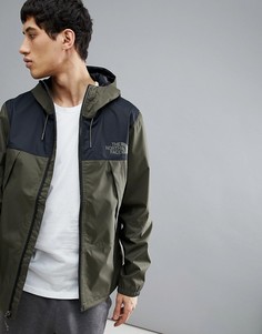 Зеленая/черная водонепроницаемая куртка с капюшоном The North Face 1990 Mountain Q - Зеленый