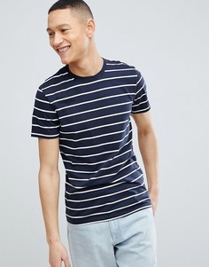 Футболка в полоску Selected Homme - Темно-синий