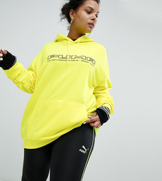 Желтый свитшот с логотипом Puma эксклюзивно для ASOS Plus - Желтый