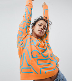 Худи оранжевого цвета с логотипом Puma эксклюзивно для ASOS - Оранжевый