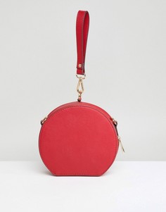 Круглый клатч с ручкой ASOS - Красный