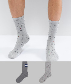 Набор из 2 пар носков Tommy Hilfiger - Серый
