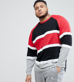 Свободный лонгслив ASOS DESIGN Plus - Мульти