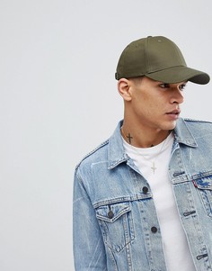 Бейсболка цвета хаки ASOS - Зеленый