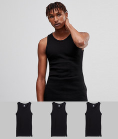 Набор черных маек (3 шт.) Dickies Proof - Черный