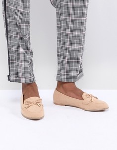 Туфли на плоской подошве ASOS DESIGN Mossy - Бежевый