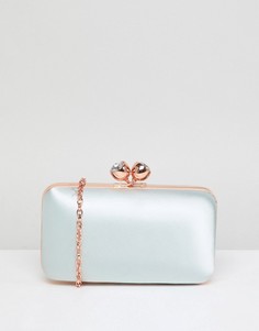 Клатч с отделкой камнями Ted Baker - Зеленый