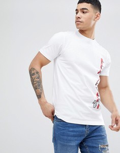 Белая футболка с логотипом Luke Sport Yards - Белый