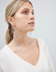 Серьги-подвески ASOS DESIGN - Серебряный