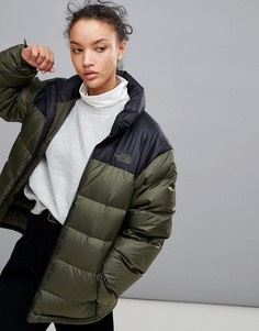 Зеленая куртка The North Face Nuptse 2 - Зеленый